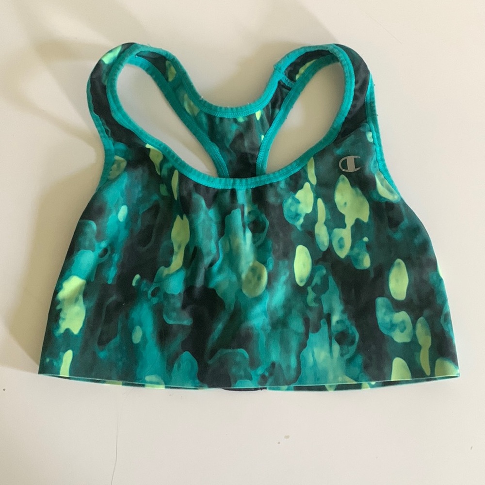 Champion Green Sports Bra